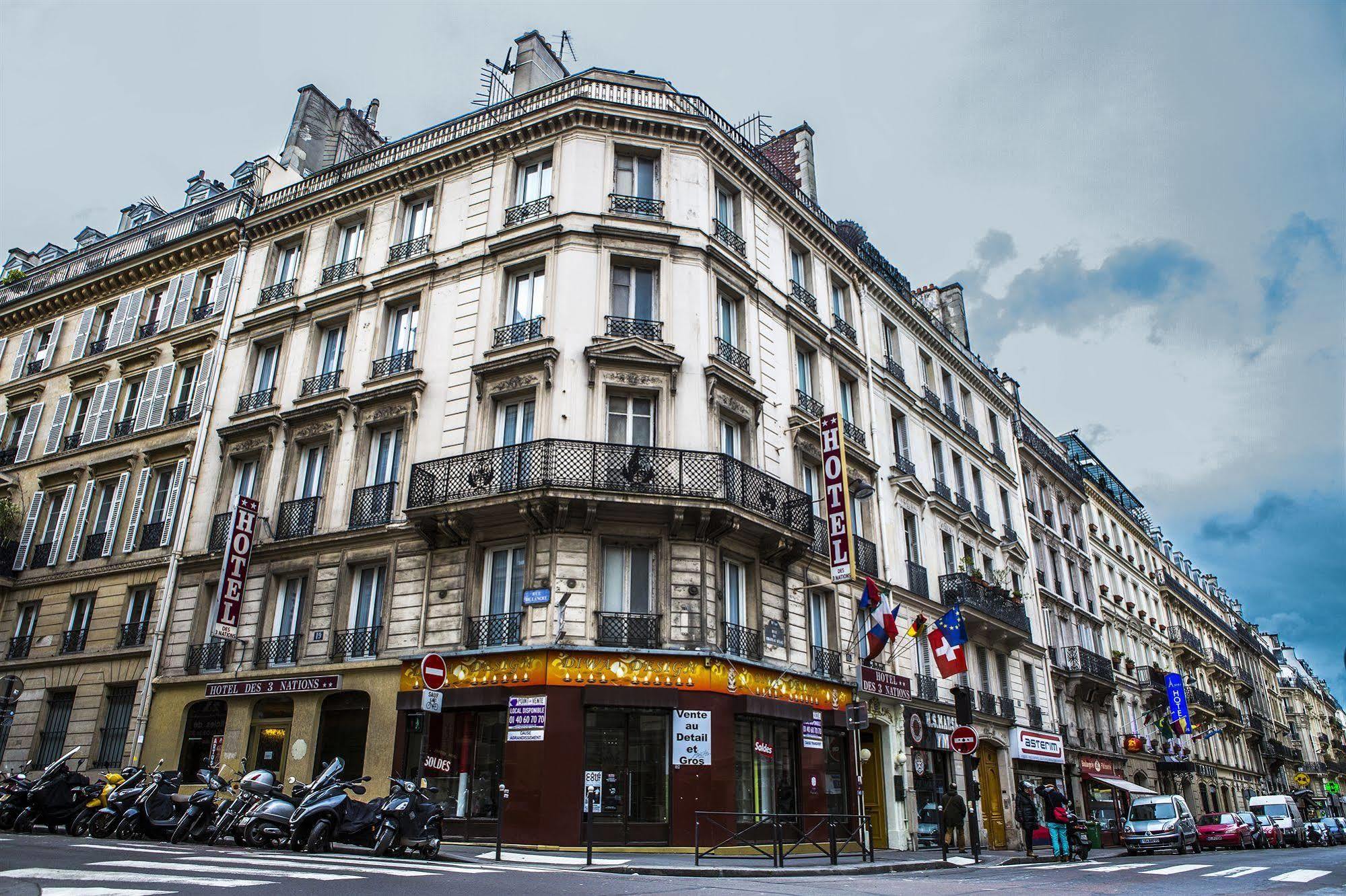 Hotel Des 3 Nations Paris Bagian luar foto